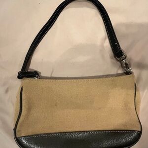 Rare Vintage 2000’s Camel Hair and Leather Coach Purse